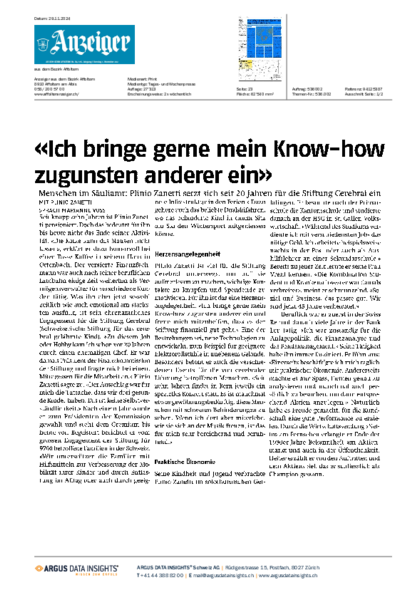 Anzeiger Affoltern / 29.11.2024